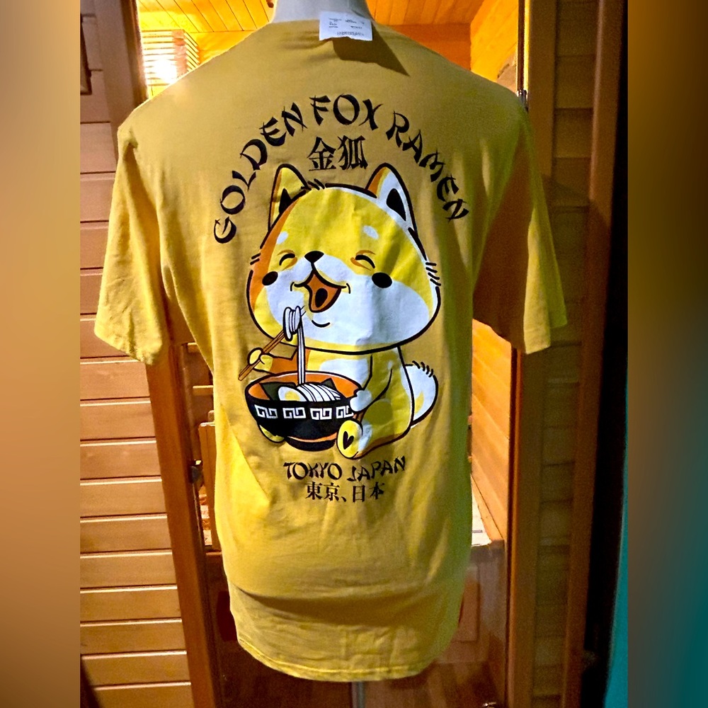 BNWT GOLDEN FOX 🦊 RAMEN TOKYO JAPAN TEE